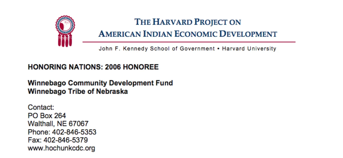 Winnebago Community Development Fund