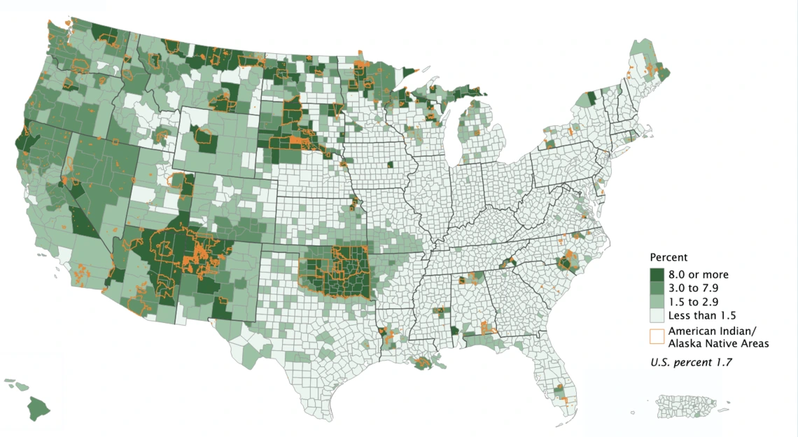 US Census AIAN Summary 2010