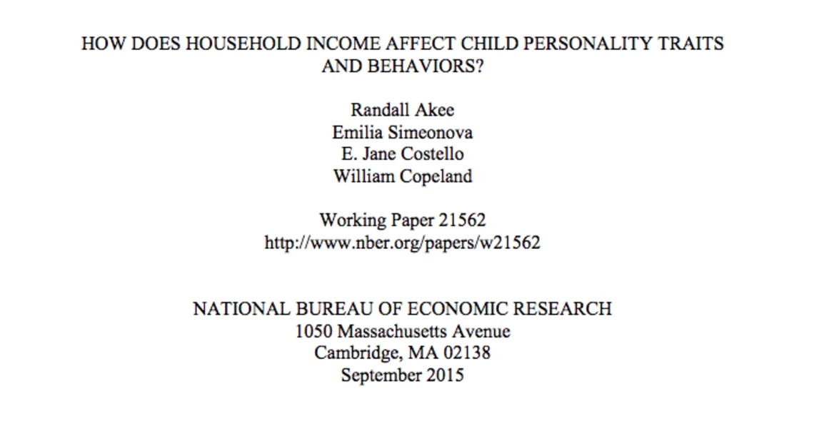 How Does Household Income Affect Child Personality Traits and Behaviors?How Does Household Income Affect Child Personality Traits and Behaviors