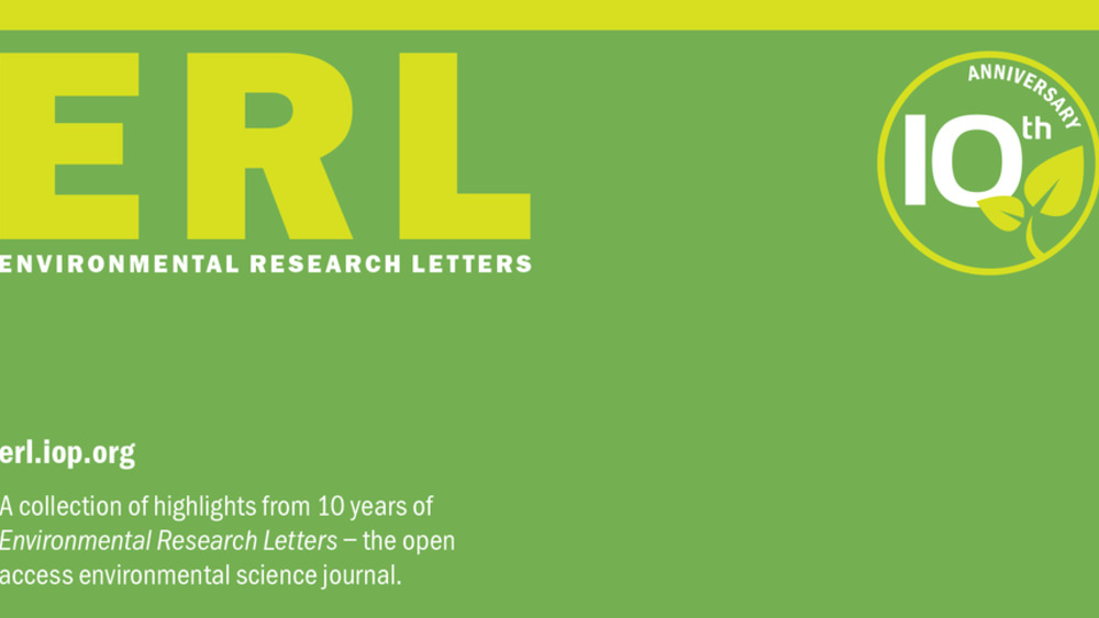 Environmental Research Letters Journal Environmental Research Letters Journal