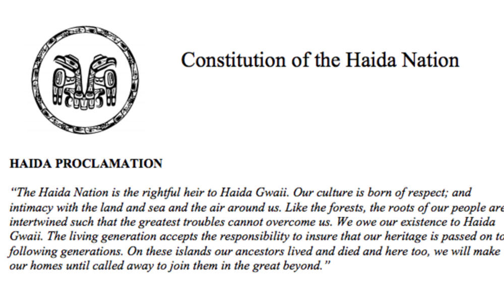 Haida Nation: Jurisdiction/Territory Excerpt Haida Nation: Jurisdiction/Territory Excerpt