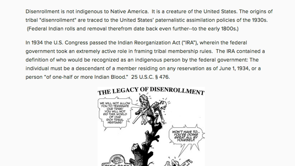 An Essay on the Federal Origins of Disenrollment An Essay on the Federal Origins of Disenrollment