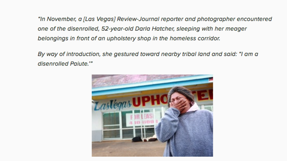 Tribal Per Capita Poverty–How About Disenrollment Bankruptcy? Tribal Per Capita Poverty–How About Disenrollment Bankruptcy?
