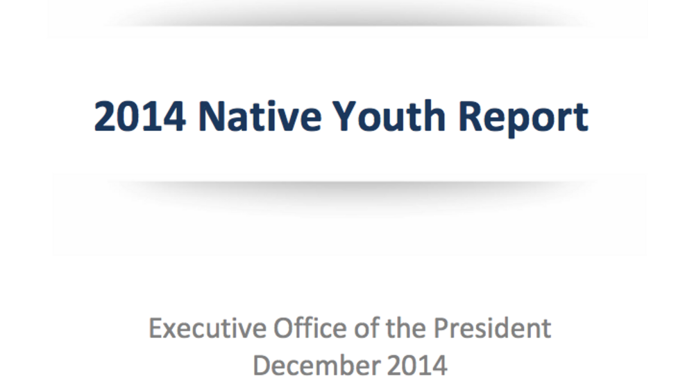 2014 Native Youth Report 2014 Native Youth Report