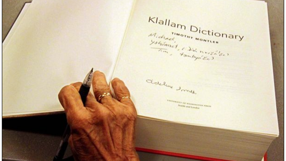 Klallam dictionary opens window into tribal heritage Klallam dictionary opens window into tribal heritage