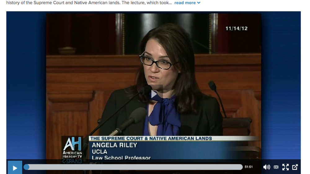 Native American Lands and the Supreme Court Native American Lands and the Supreme Court