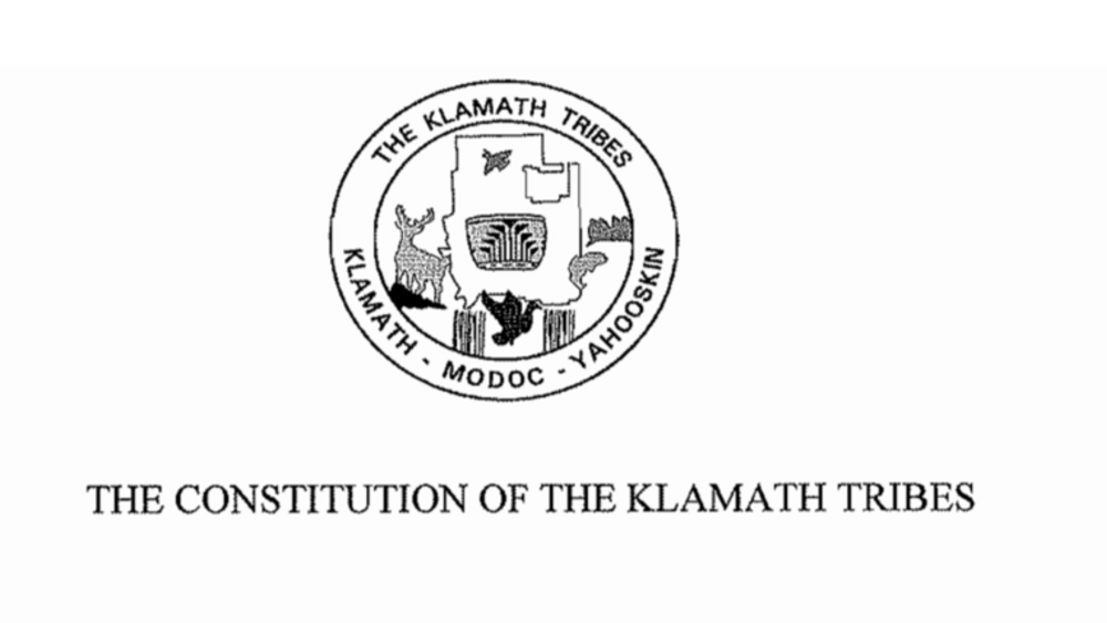 Klamath Tribes: Preamble Excerpt Klamath Tribes: Preamble Excerpt
