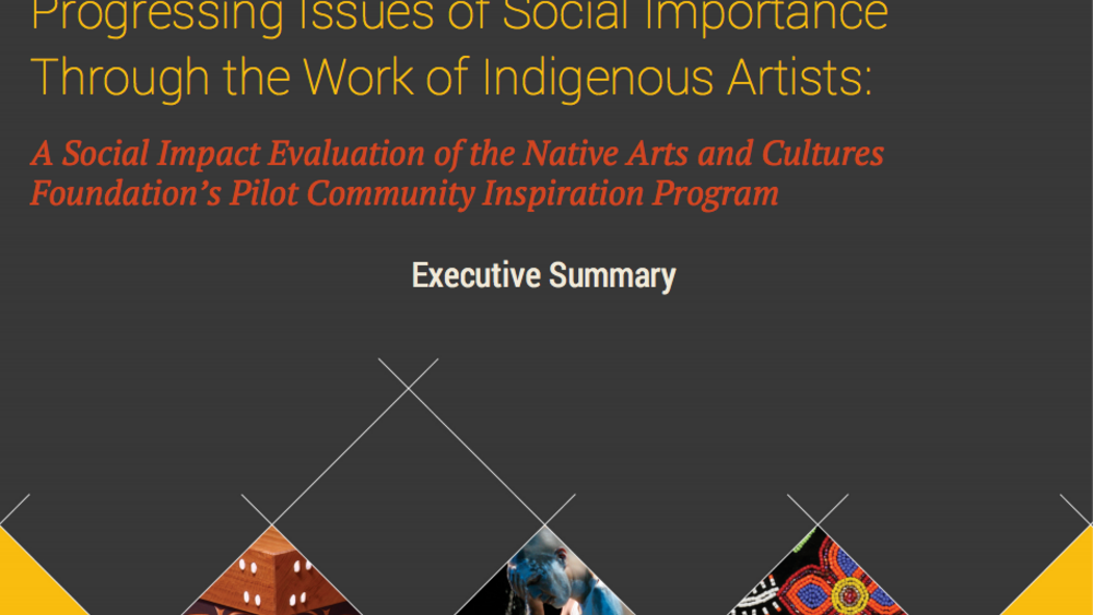 Progressing Issues of Social Importance Through the Work of Indigenous Artists Progressing Issues of Social Importance Through the Work of Indigenous Artists