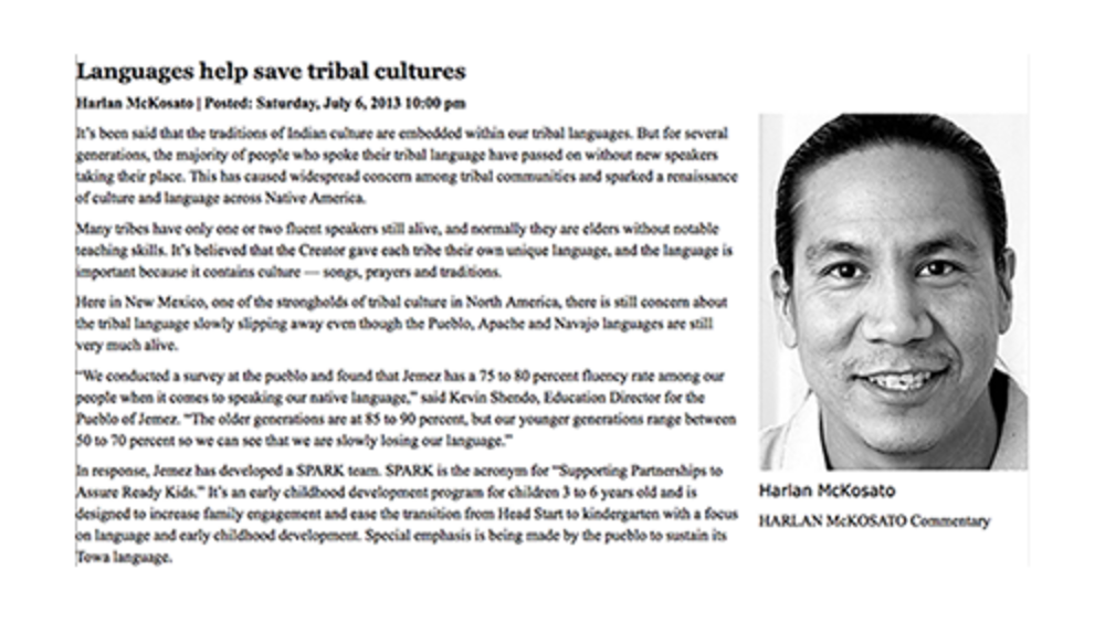 Languages help save tribal cultures Languages help save tribal cultures