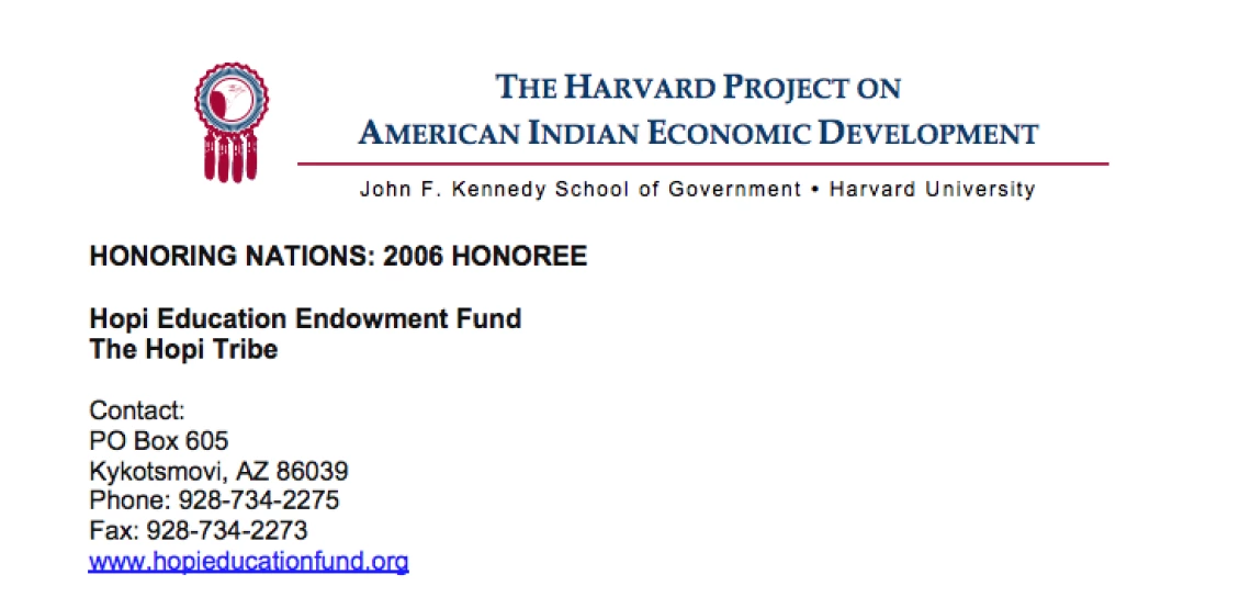 Hopi Education Endowment Fund