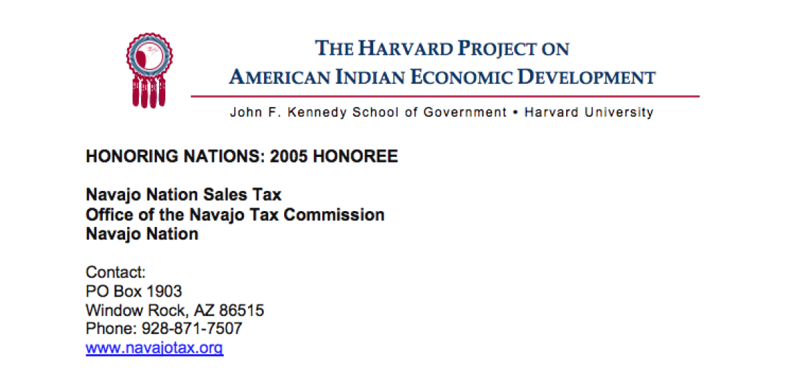 Navajo Nation Sales Tax
