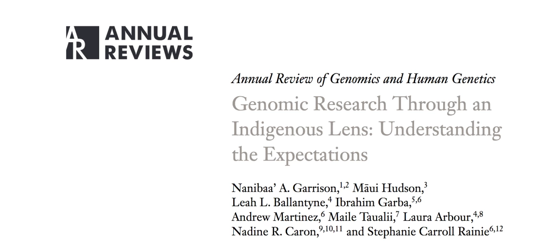 Genomic Research Through an Indigenous Lens: Understanding the Expectations