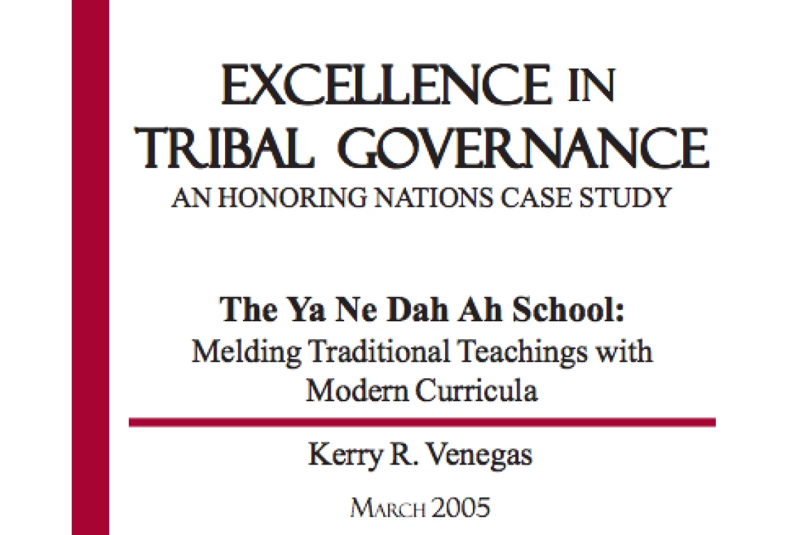 The Ya Ne Dah Ah School (Chickaloon): Melding Traditional Teachings with Modern Curricula