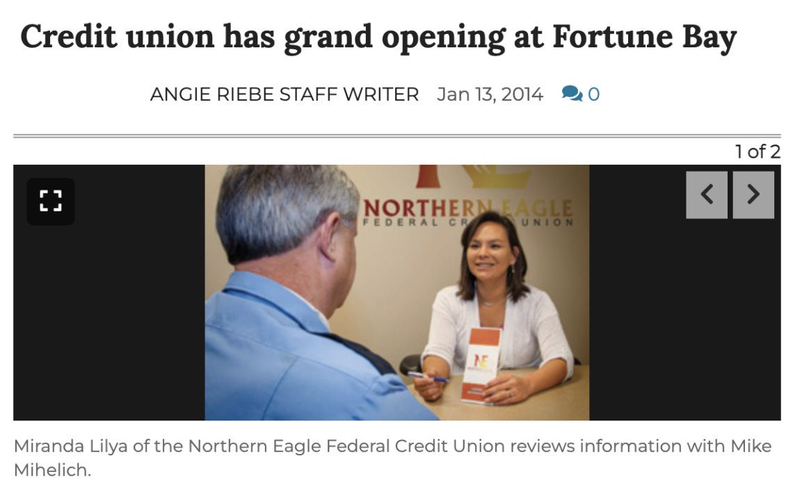 Credit union has grand opening at Fortune Bay