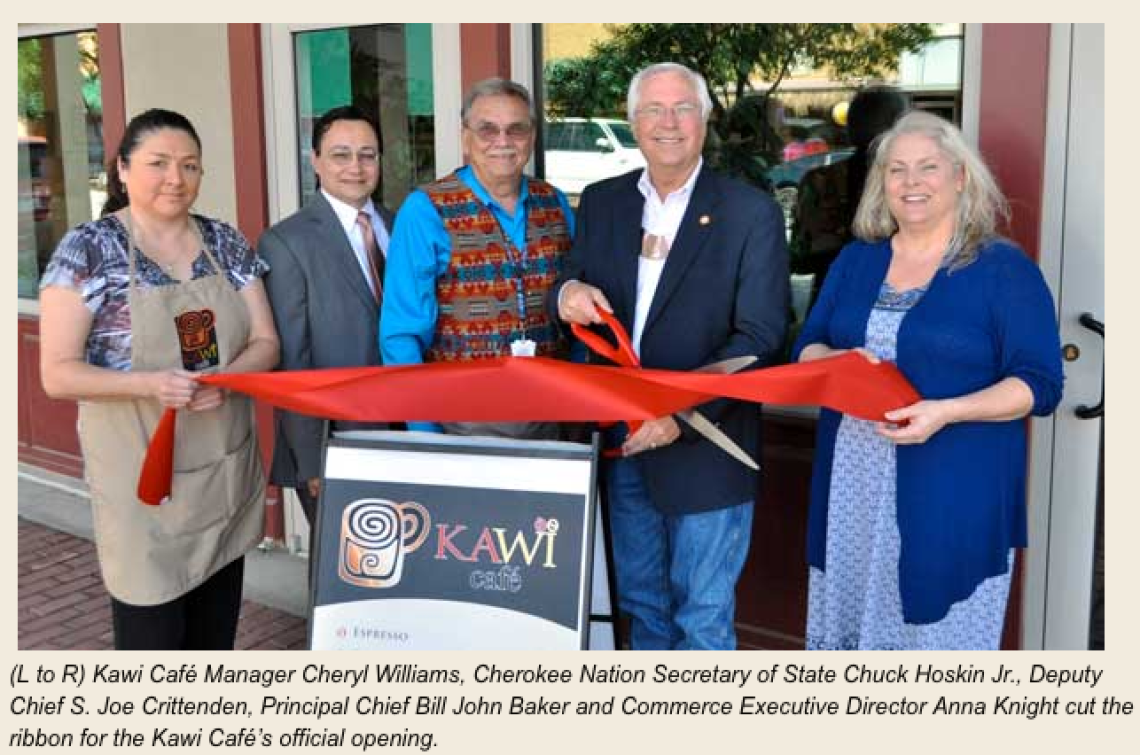 Cherokee Nation of Oklahoma, Kawi Cafe Ribbon Cutting Ceremony May 2014