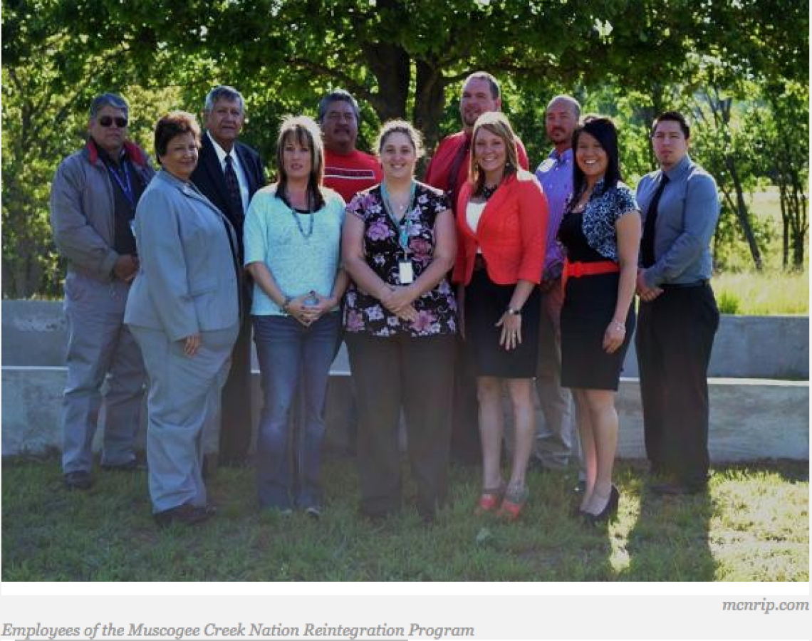 DOJ Grants Muscogee Creek Nation $3.78 Million for Ex-Prisoner Reintegration Program