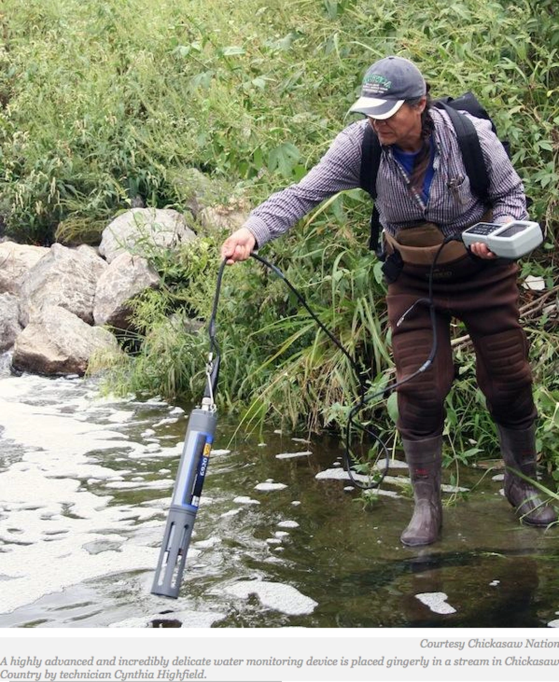 Citizen Stewards: Chickasaw Nation Technicians Monitor Water Quality