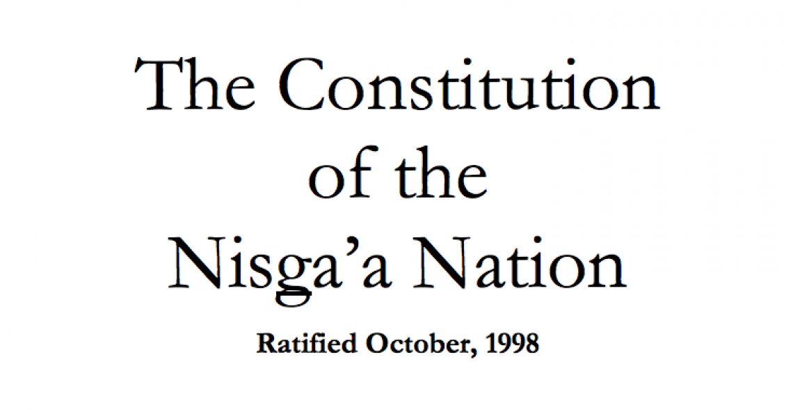 Nisga'a Nation: Judiciary Functions/Dispute Resolution Excerpt
