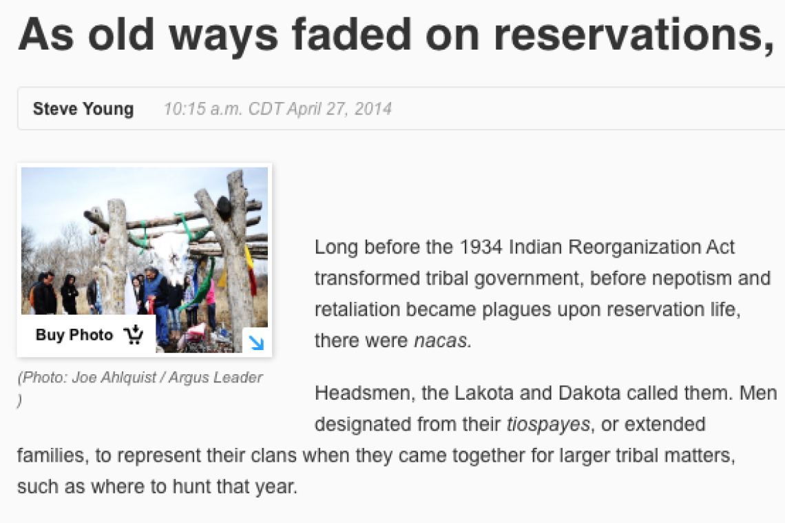 As old ways faded on reservations, tribal power shifted
