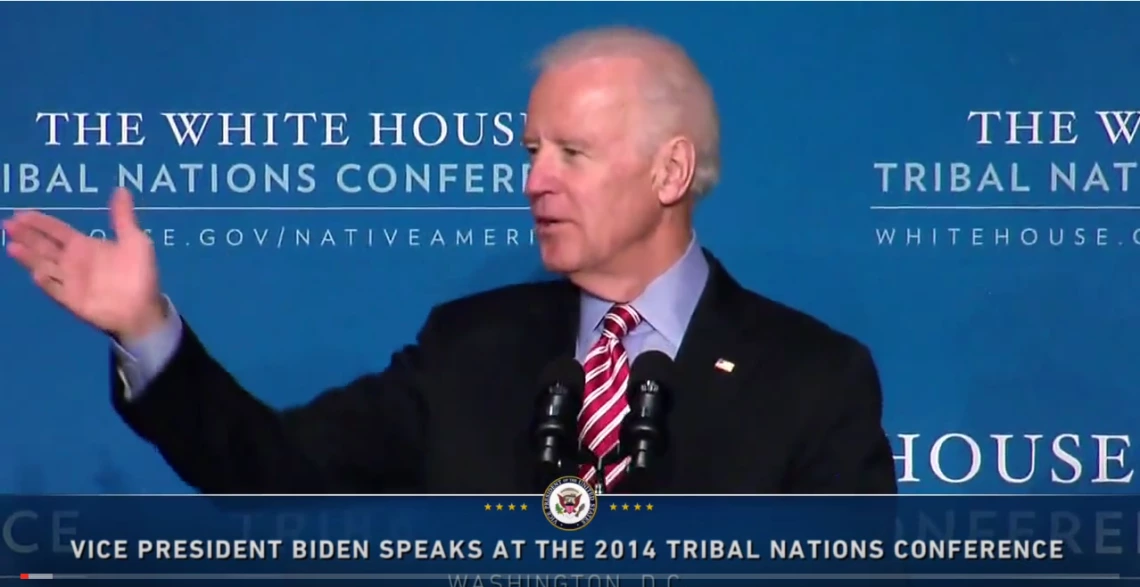 Vice President Biden Speaks at the 2014 White House Tribal Nations Conference