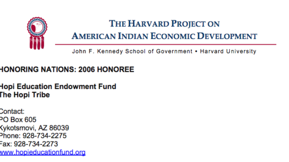 Hopi Education Endowment Fund