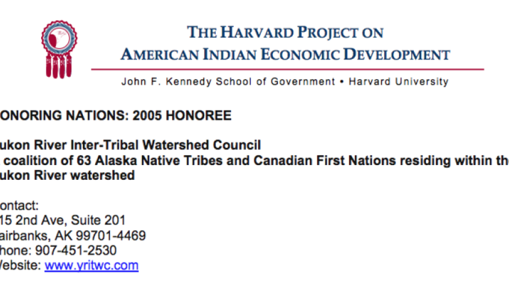 Yukon River Inter-Tribal Watershed Council