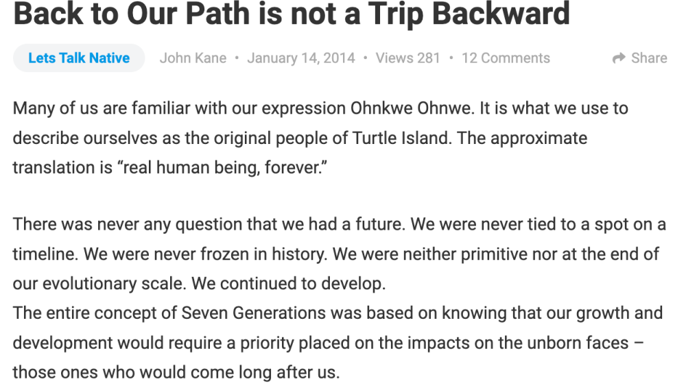 Back to Our Path is Not a Trip Backward