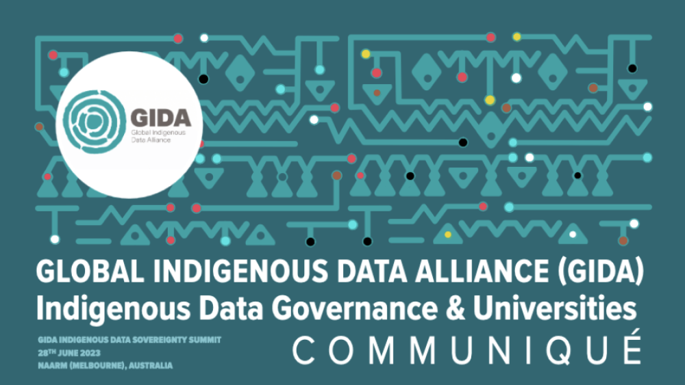 Global Indigenous Data Alliance (GIDA) Indigenous Data Governance & Universities Communiqué