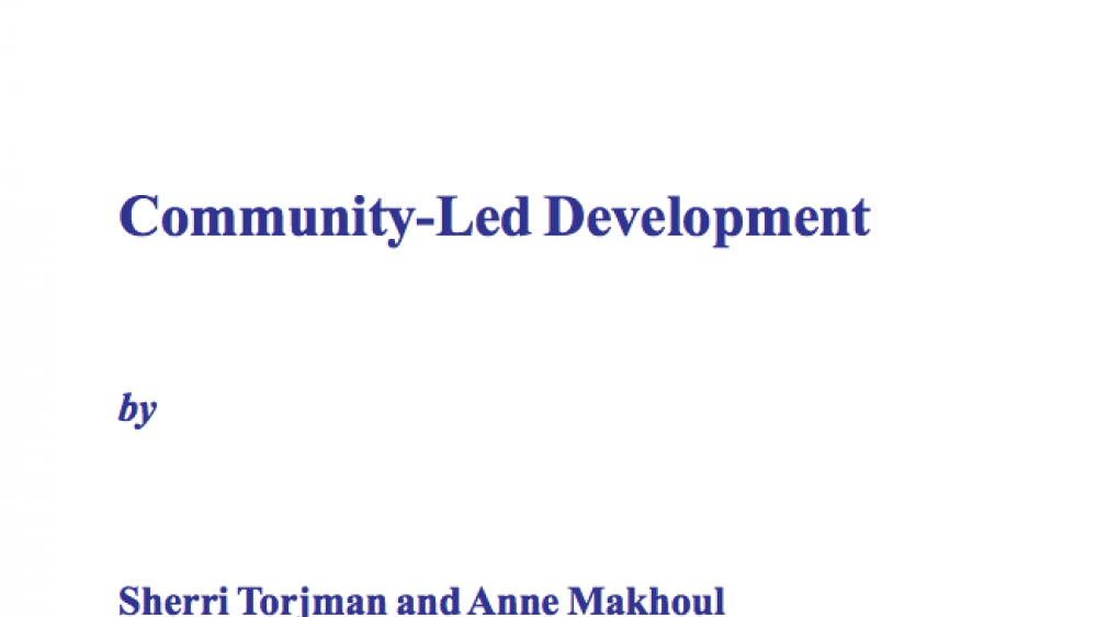 Community-Led Development