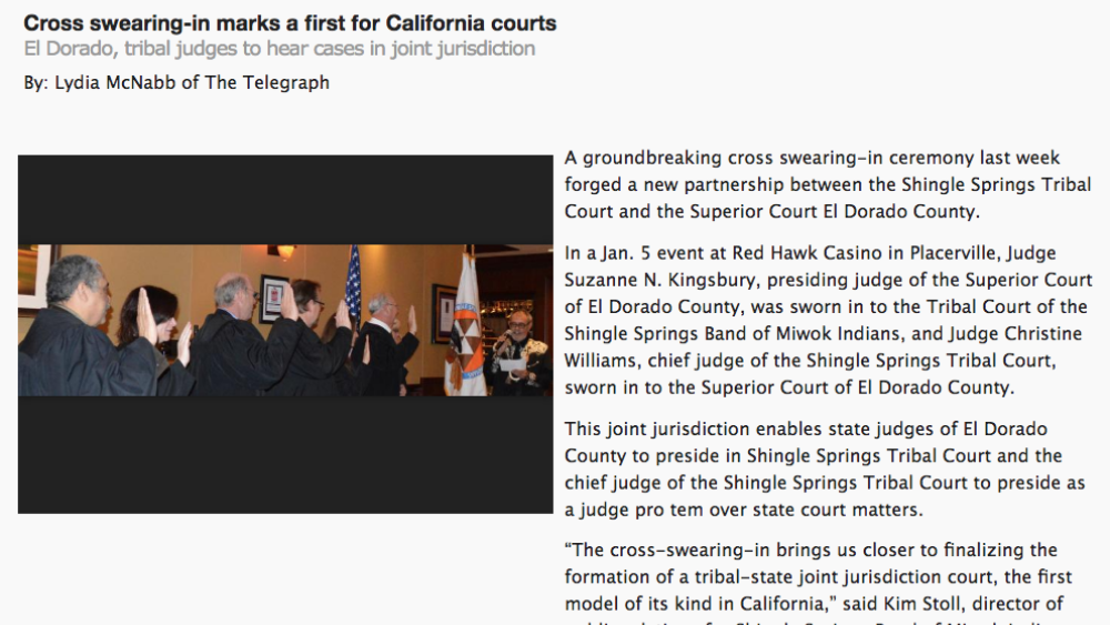 Cross swearing-in marks a first for California courts