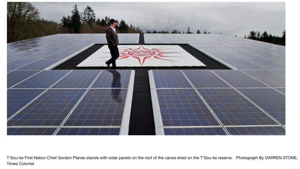 Island First Nation grasps potential of alternative power
