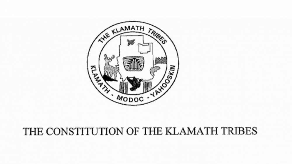 Klamath Tribes: Preamble Excerpt