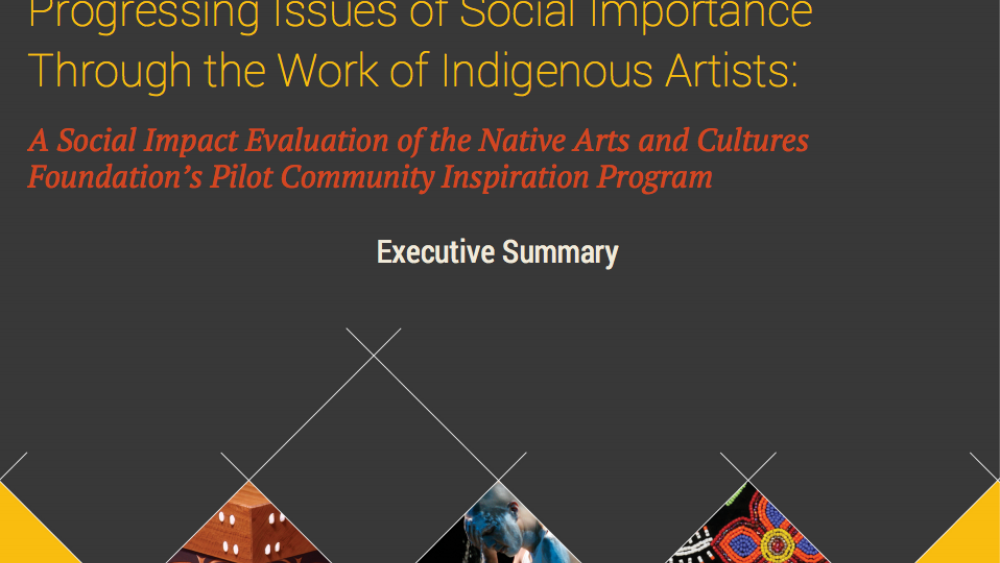 Progressing Issues of Social Importance Through the Work of Indigenous Artists