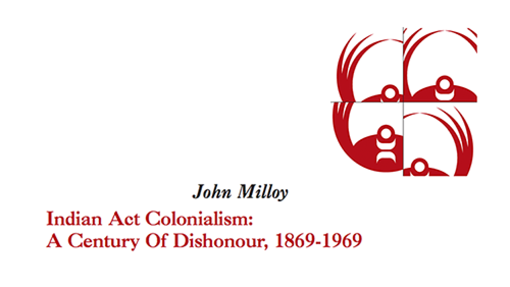 Indian Act Colonialism: A Century Of Dishonour, 1869-1969